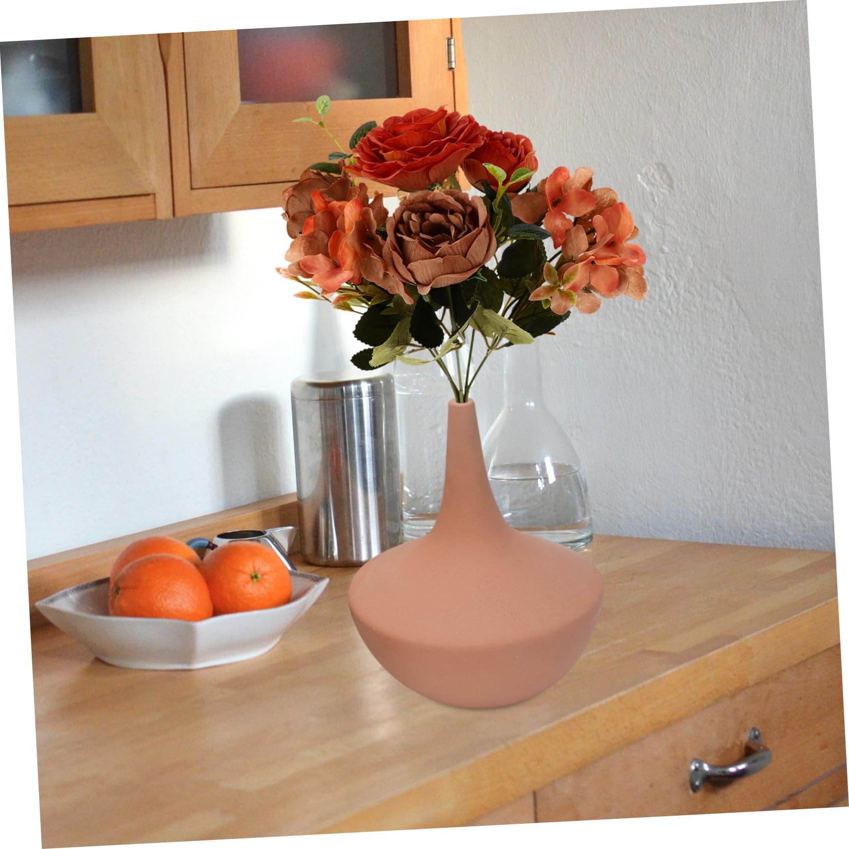 IMIKEYA 6 STK künstliche Pfingstrose Pflanzen für Kunstpflanzen Kunstblumenstrauß künstliche blüten künstliche Blumen kreative Hochzeitsblume Simulationsblumenstrauß Kunststoff