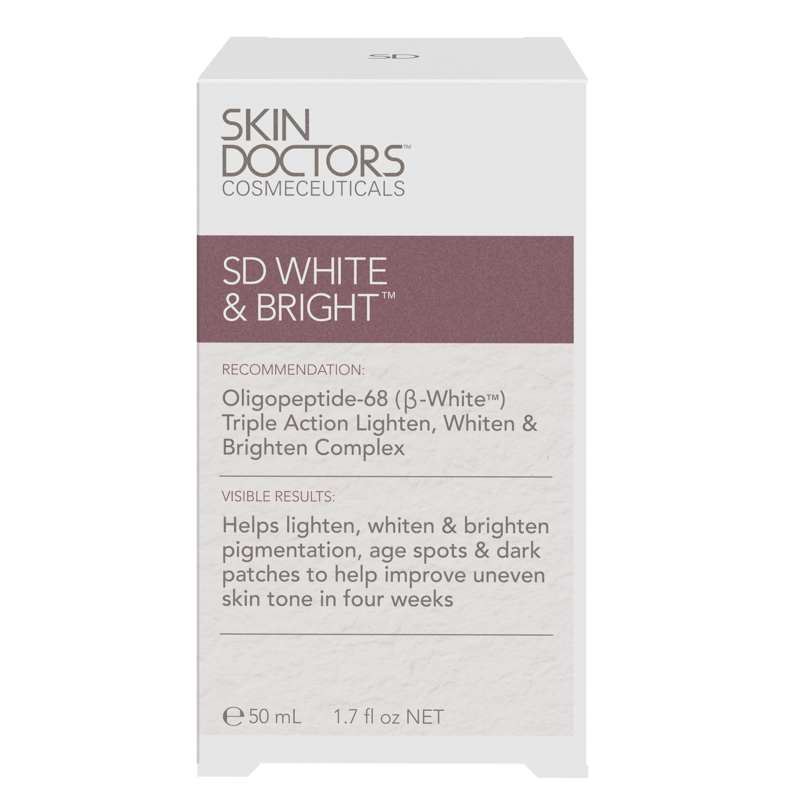 Skin Doctors 50ml White And Bright Advanced Lightening Complex Cream BBE 06/2028