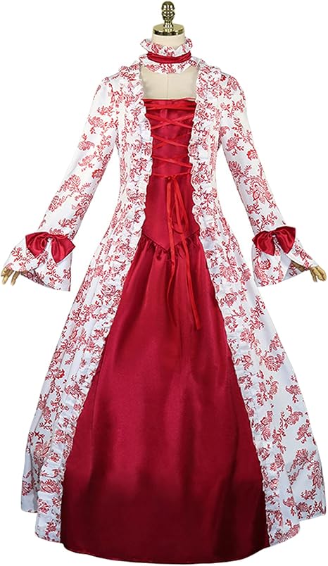 Amazon Co Jp 女性のヴィンテージ中世ヨーロッパクイーンドレスロングレングススカートダンスパーティーロールプレイドレスゴシックステージパフォーマンス小道具 White M 服 ファッション小物 Amazon Co Jp 女性のヴィンテージ中世ヨーロッパクイーンドレスロングレングススカートダンスパーティーロールプレイドレスゴシックステージパフォーマンス小道具 White M 服 ファッション小物