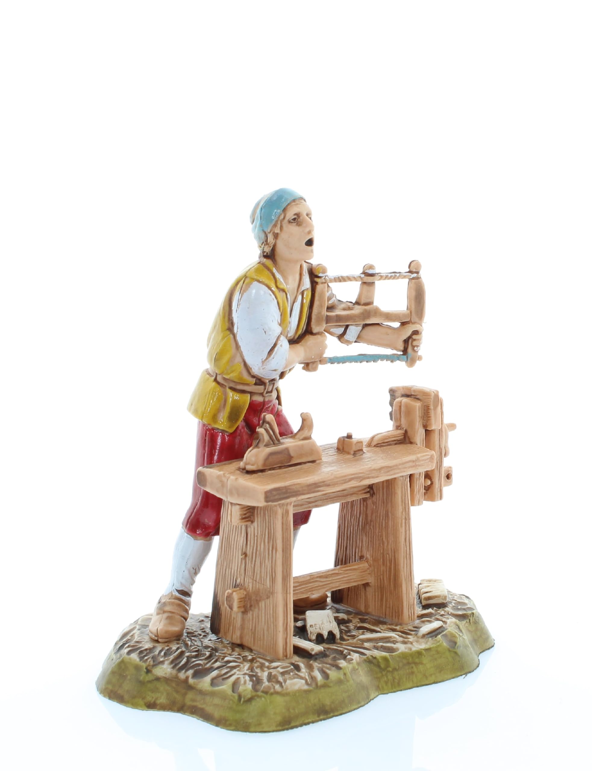 Figurines Animaux Basse-cour Moranduzzo 10cm - Pour Crèche De Noël | Fabriqué En Italie, Peint Main