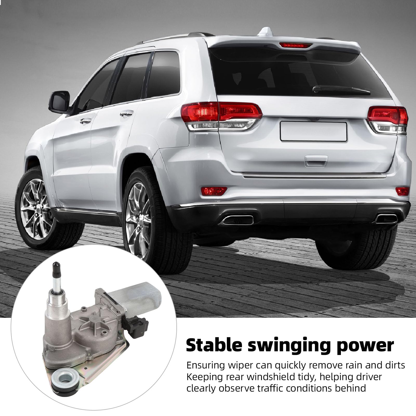 Luocute Silnik Wycieraczki Przednich, Silnik Wycieraczki z tylną szybą dla Grand Sport Utility 2011-2013 55079213AB Akcesoria Samochodowe, Silniki Wycieraczki Zamiennej Motoryzacyjnej