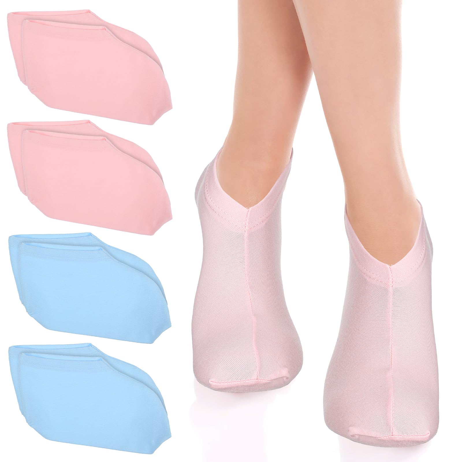 Pairs Moisturizing Foot Socks,Cotton Moisturising Socks,Reusable Sock for  Dry Cracked Feet Women, for Moisturizing Feets Overnight, Repairing