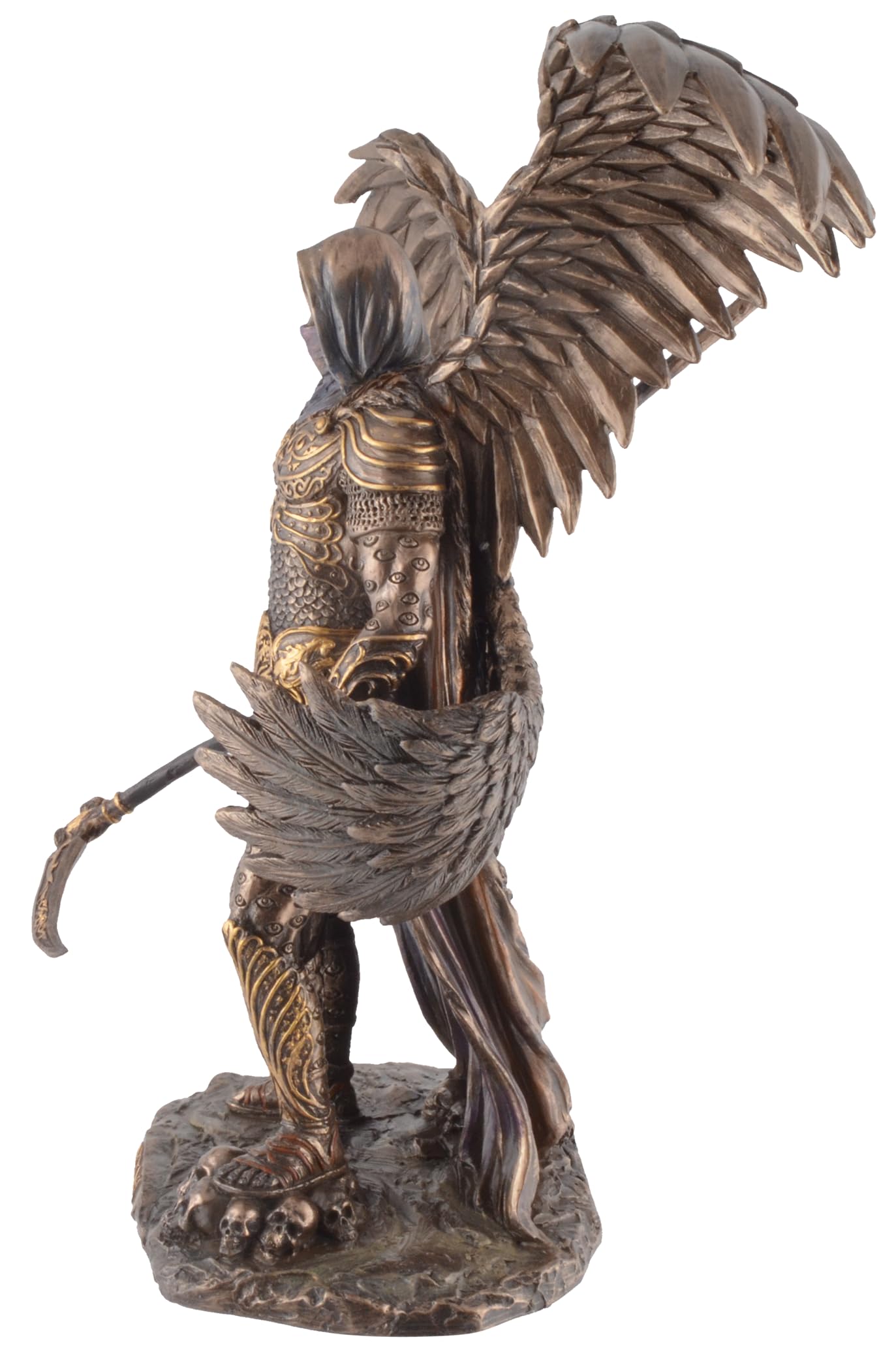 Azraele, Arcangelo della morte, in pietra artificiale, color bronzo, collezione Veronese, 708-78385