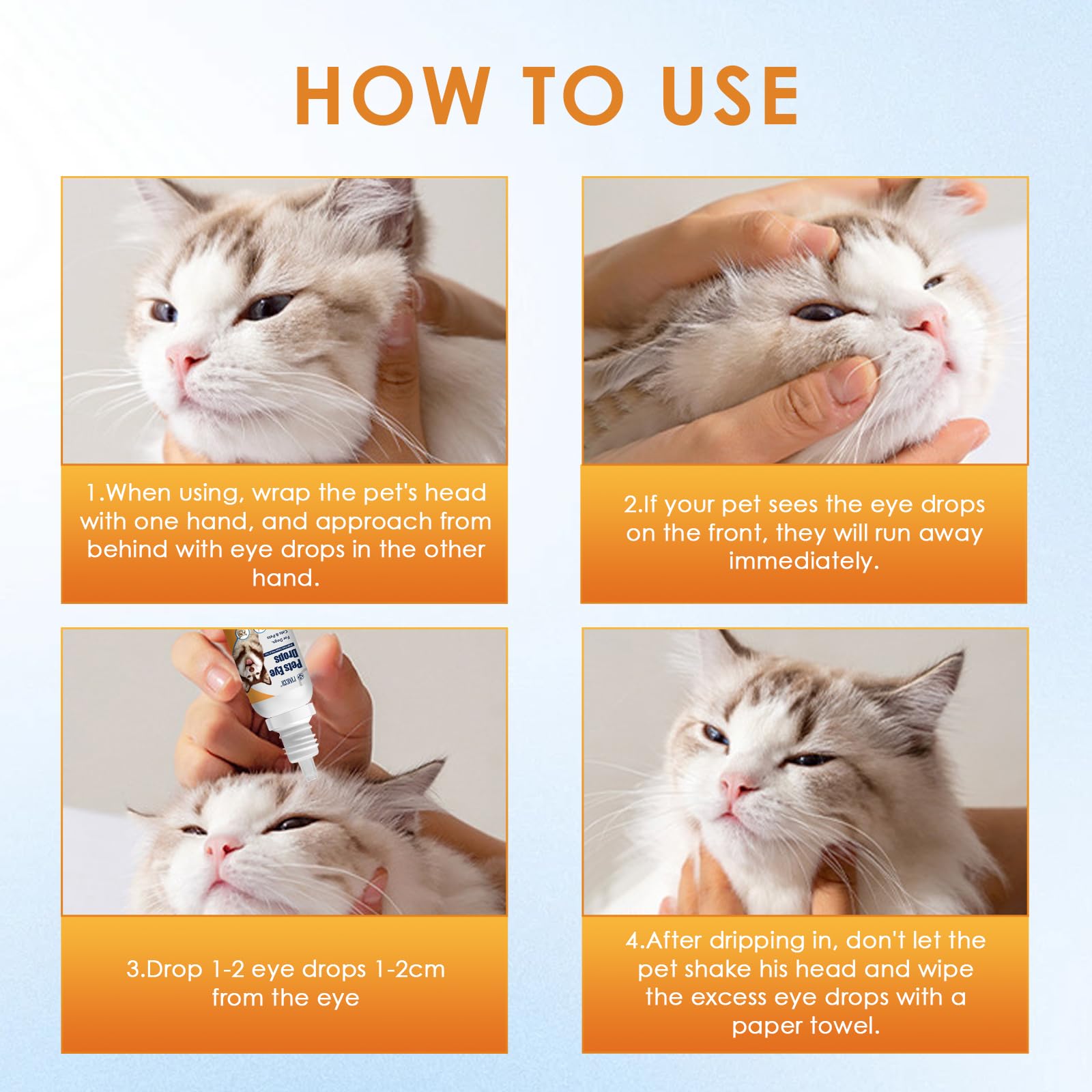 1 x 30 ML Gouttes Ophtalmique Pour Animaux de Compagnie,Collyre Pour et du Chiens Chat et Chevaux Toutes Tailles et Tous Âges,à la Fonction Hydratante,nettoyer la poussière et Les Corps étrangers