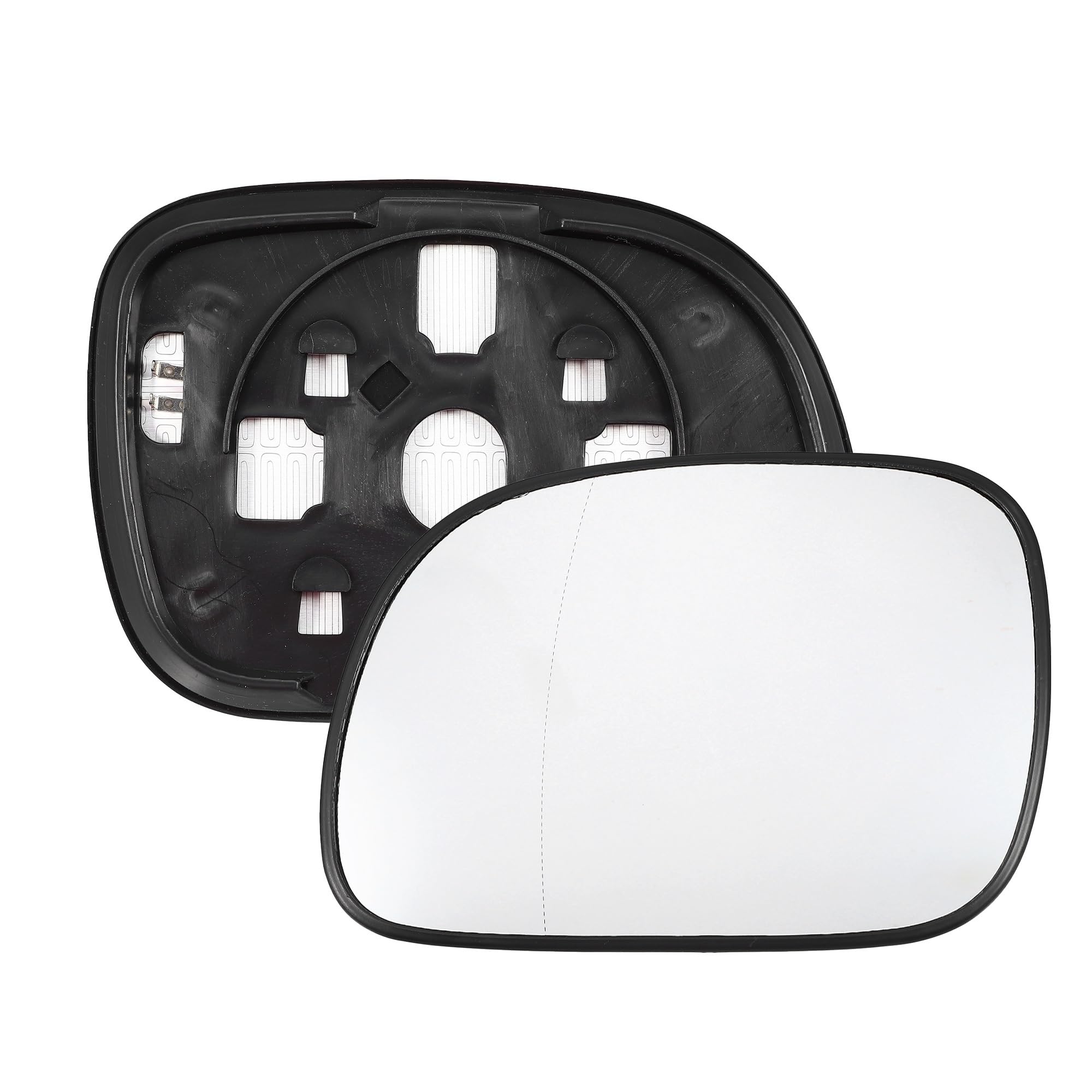 Verre de rétroviseur angle chauffage miroir convexe Caravan