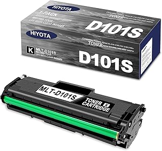 MLT-D101S MLTD 101S Toner Cartridge Black: D101S Replacement for Samsung D101S Xpress ML 216x 2160 2161 2165 2165w 2166w SCX 340x 3400F 3405 3405F SF 76x 760 760P Printer Ink Toner- 1 Pack