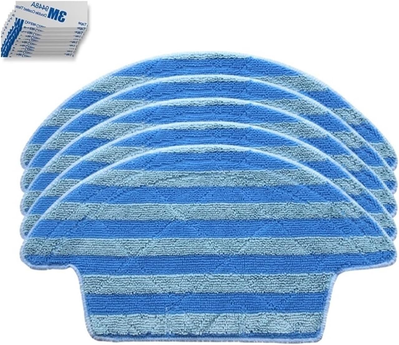 Robotic Vacuum Cleaner Washable Mop Rags Parts Replacement,Hepa Filter Side Brush Mop Cloth Accessories,Compatible for ILIFE V55 Pro (Color : Set2)