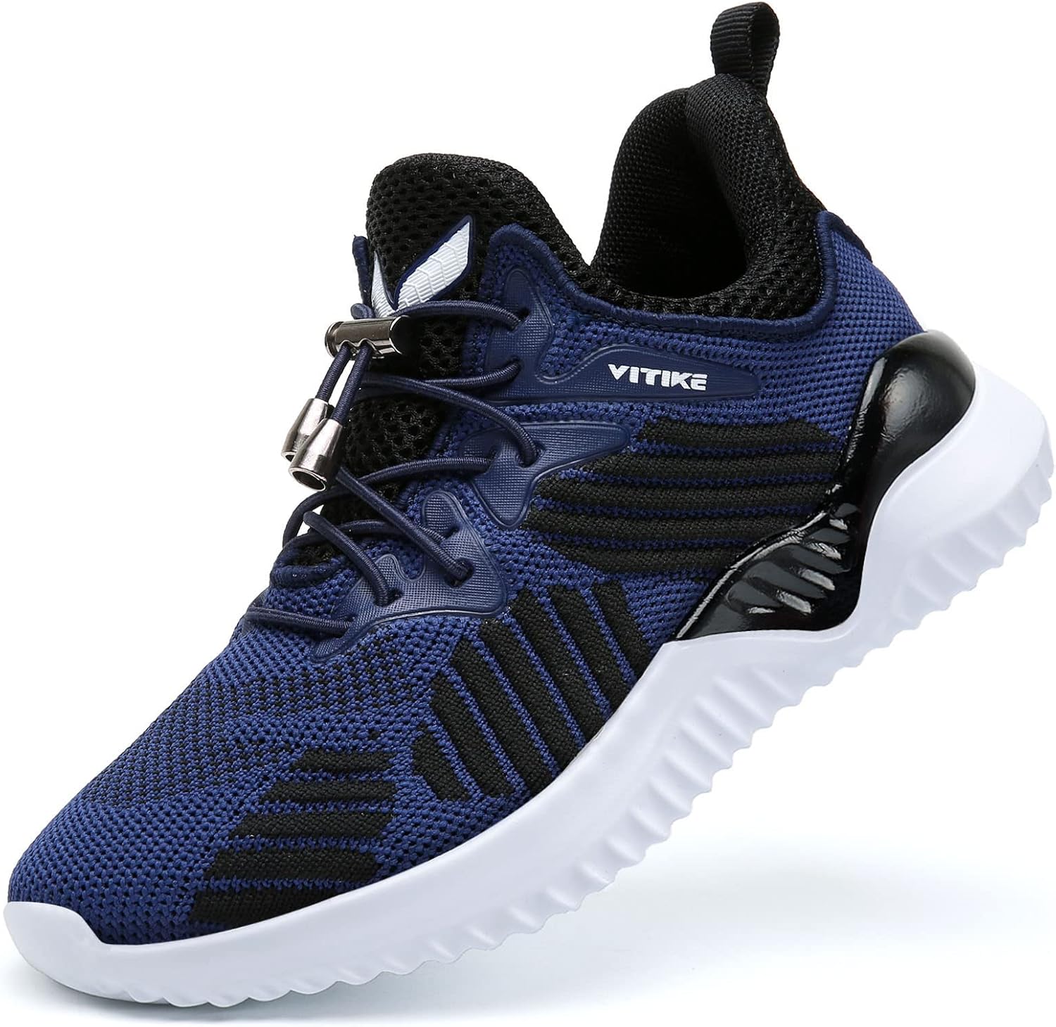 Littleplum Boys Running Shoes Slip On Kids Sneakers Mesh Tennis Shoes Lightweight Breathable for Athletic Gym School Sport