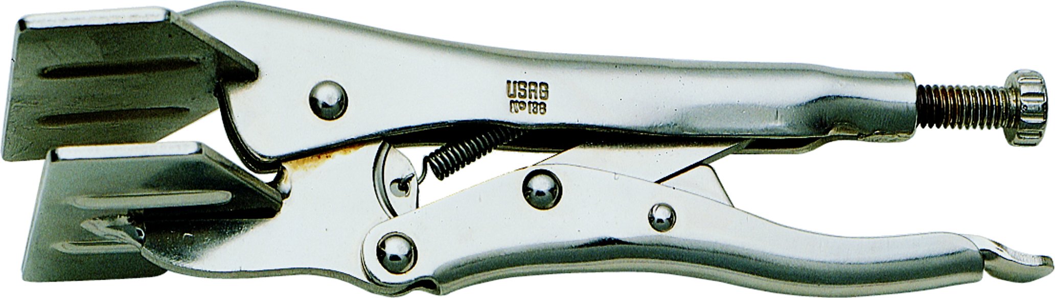 USAG 138 - Pinza regolabile autobloccante con ganasce piane a paletta 138001