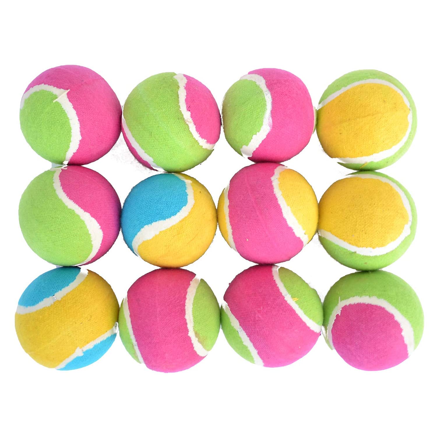 SL Rubber/Tennis Ball for Cricket (Pack of 12,Multicolour, Standard Size) (B09C3Y94WB) Amazon Price History, Amazon Price Tracker