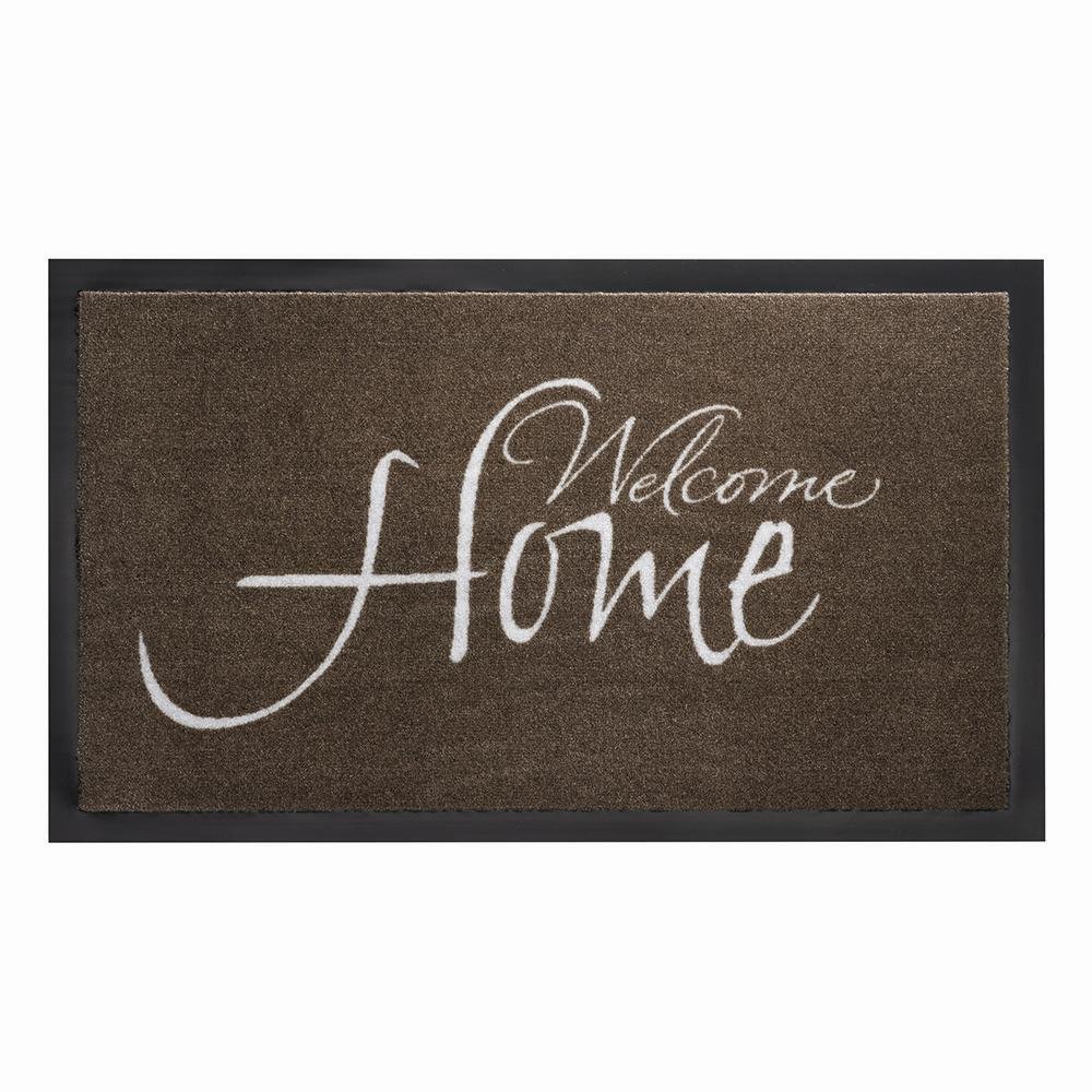 Siena Home Fußmatte PEVA Welcome TA, Taupe – 45x75 cm