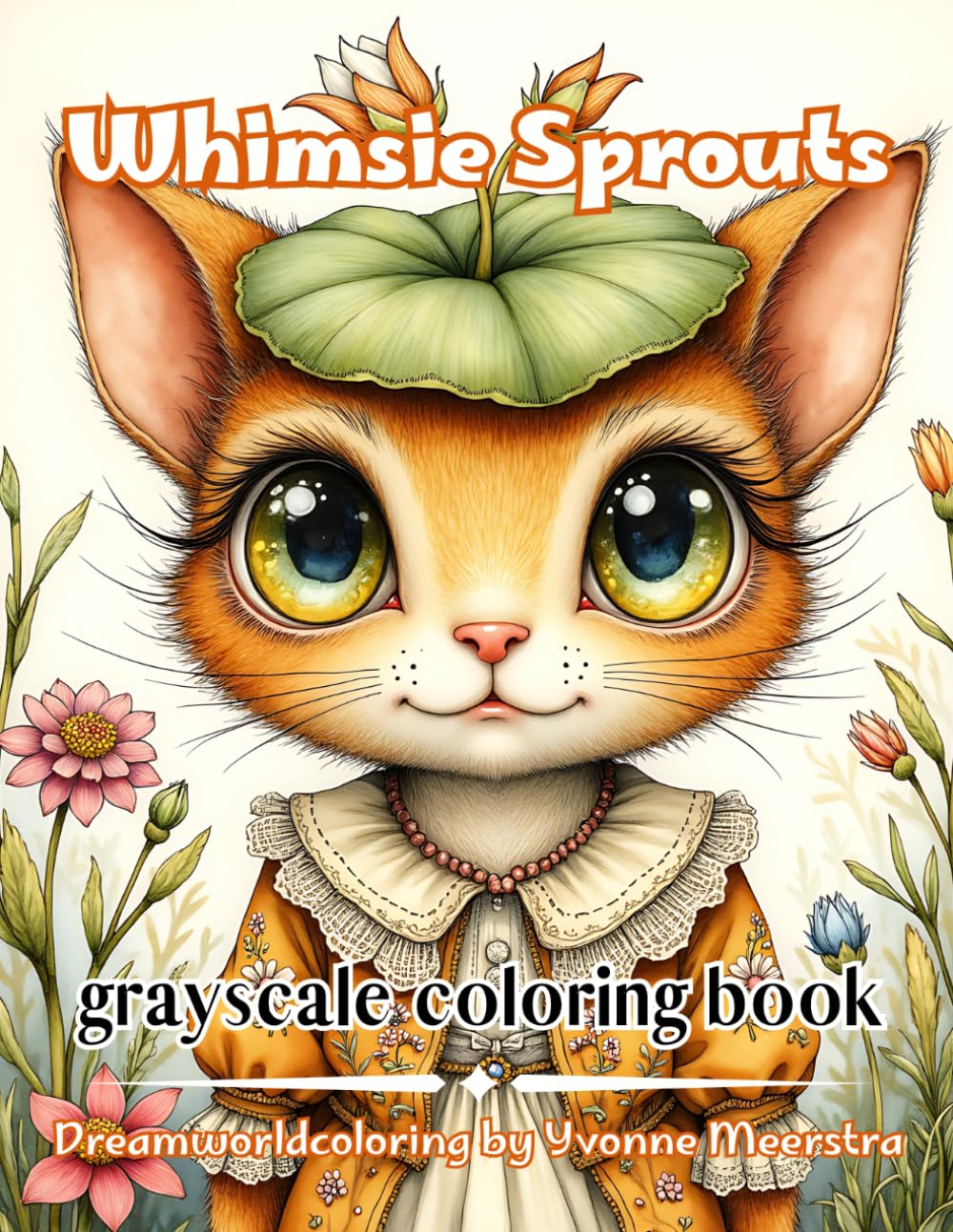 whimsie sprouts: 69 Whimsical Fantasy Characters, Curious Creatures, Woodland Friends, Enchanted Vegetables, Cozy Portraits and Imaginative Scenes for Relaxing Coloring