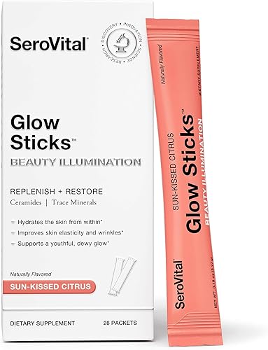 Miniatura 1 de SeroVital Glow Sticks Beauty Powder mejora la piel con ceramidas, ácido hialurónico, electrolitos y vitamina C en deliciosos paquetes de 5 calorías*