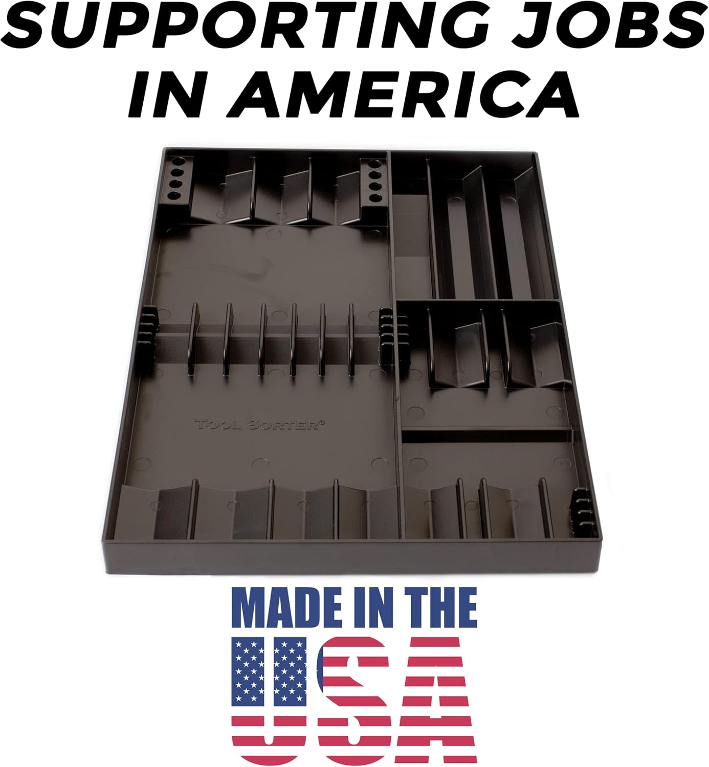 Tool Sorter Screwdriver Organizer – Black
