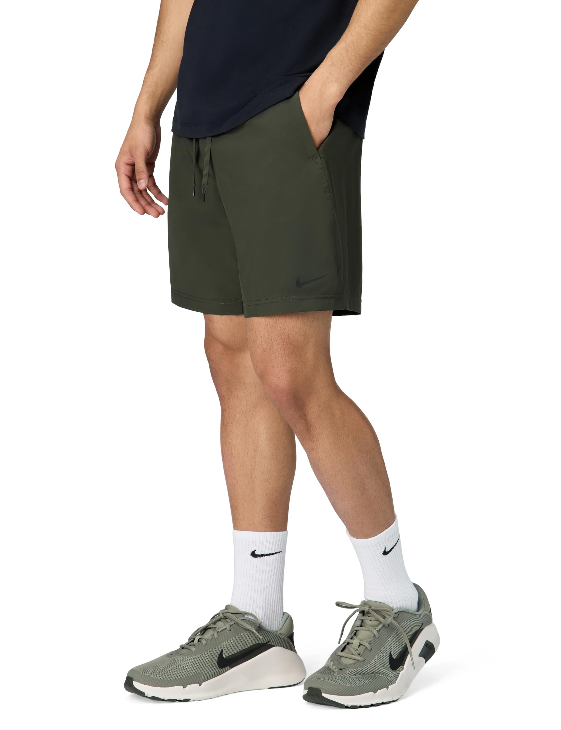 Nike Men's Nk Df Form 7In Ul Shorts, Sequoia/Black, M