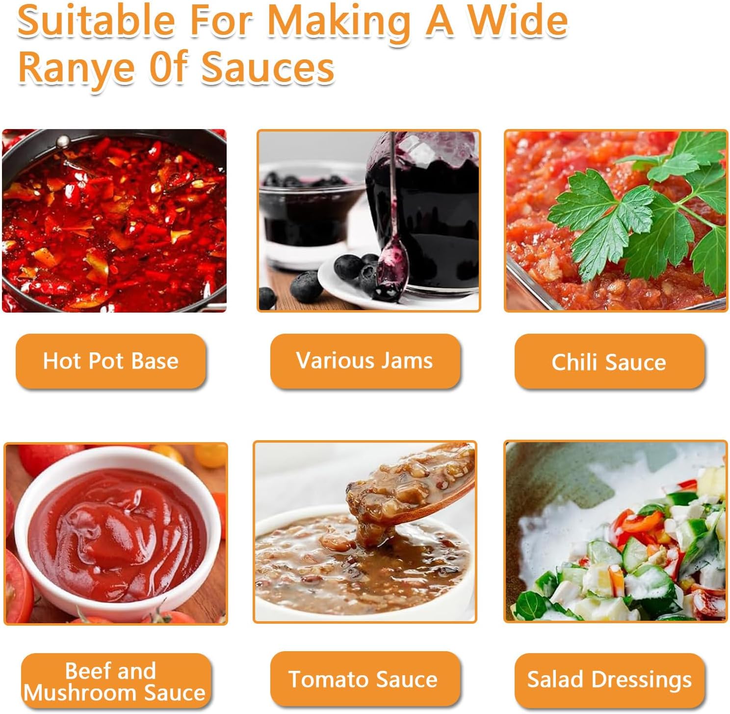 Commercial Automatic Food Mixer, Jam Three-Layer Composite Barrel Bottom, 4-Blade Mixing Scraper, for Soup, Chili Sauce, Drink, Jam, Porridge (25L)