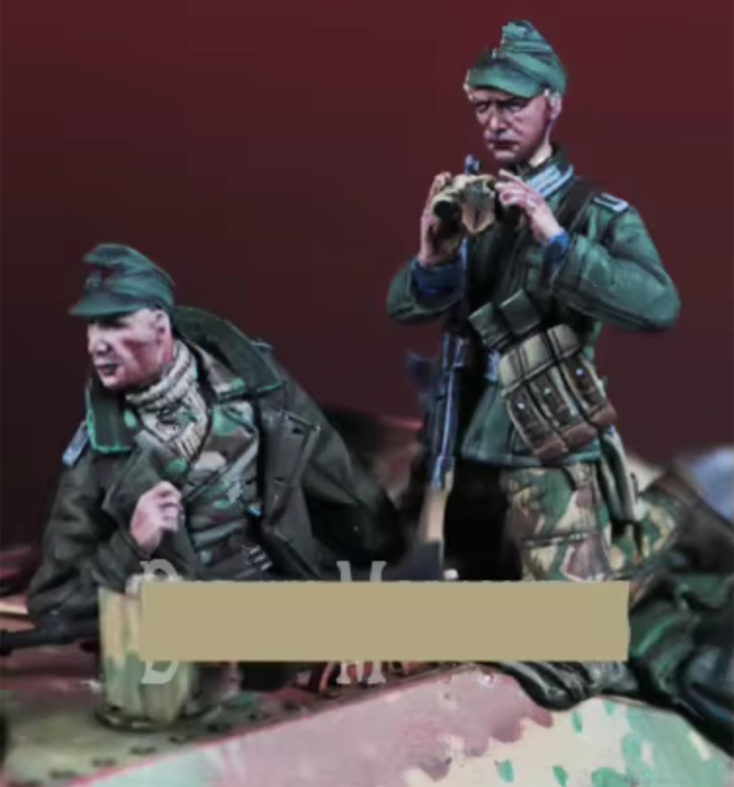 TRUEGRIS 1/35 WWII German Tank Soldier Resin Model Kit Unpainted and Unassembled (6 people, no tank) //k5w0J4