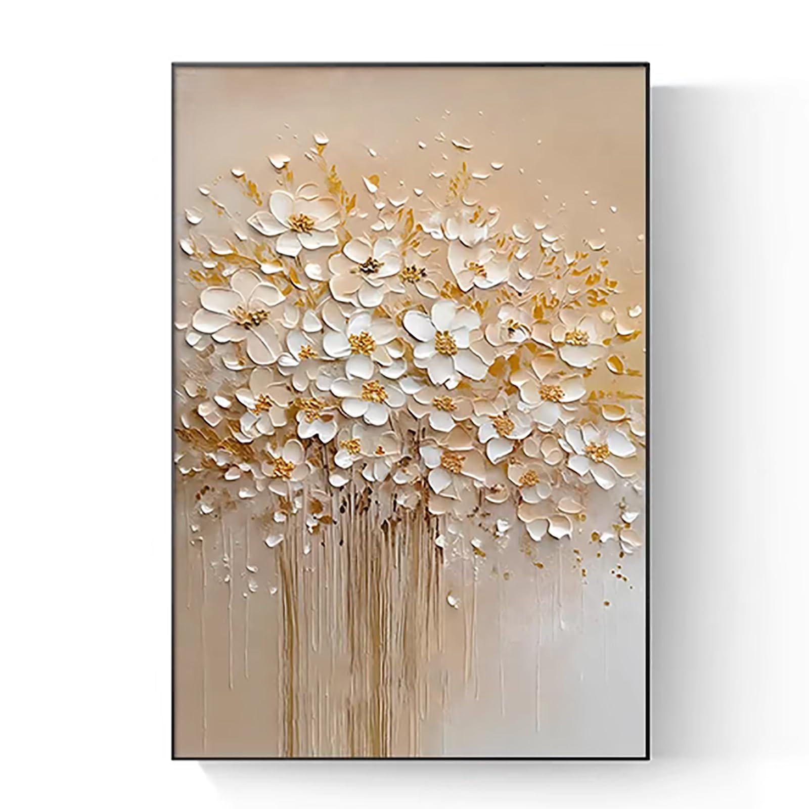 Tableau fleur abstrait moderne pour créer une ambiance zen dans votre chambre