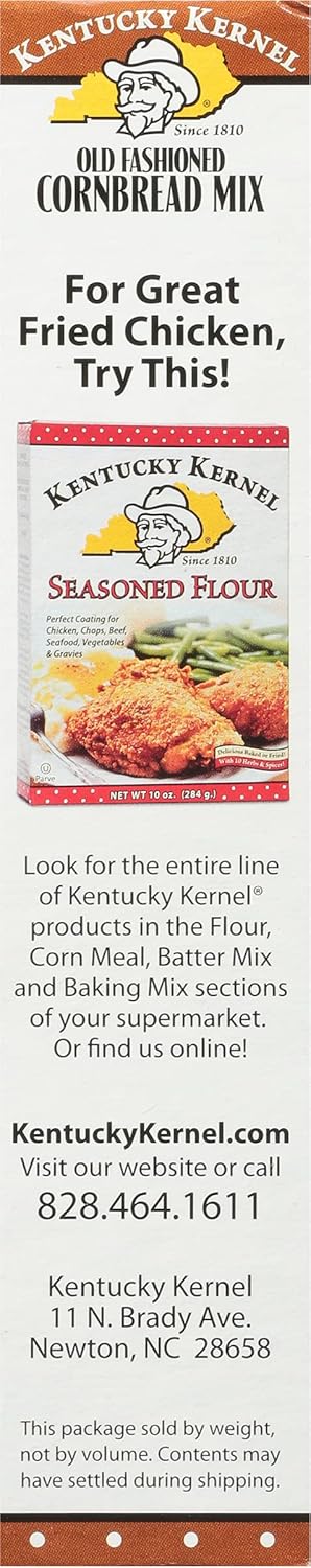 Kentucky Kernel Old Fashion Cornbread Mix, 10 Ounce (Pack of 6)