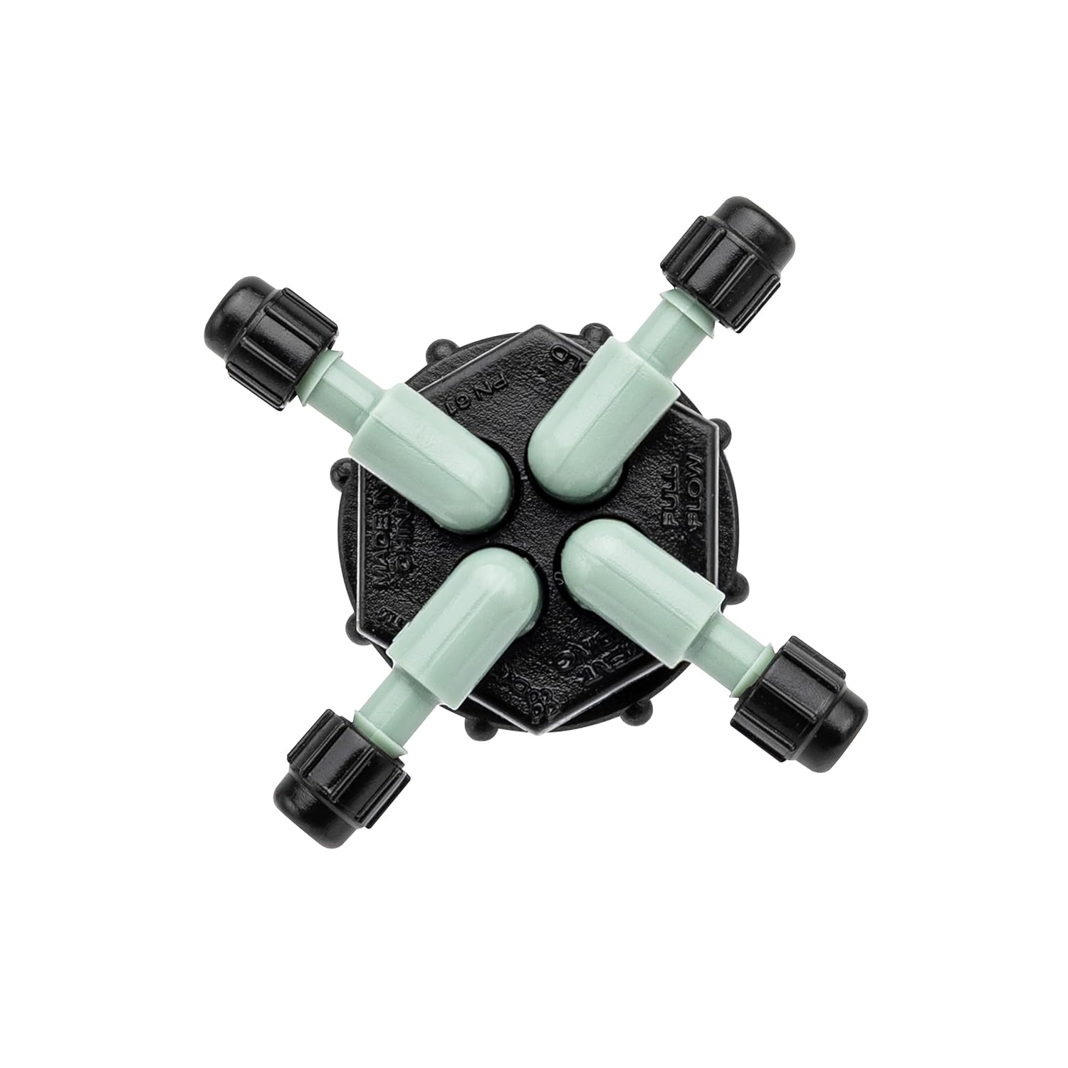 Orbit 10-Pack Drip Irrigation System 4-Port Watering Manifold, 1/4" Dripper Tube, 61004D