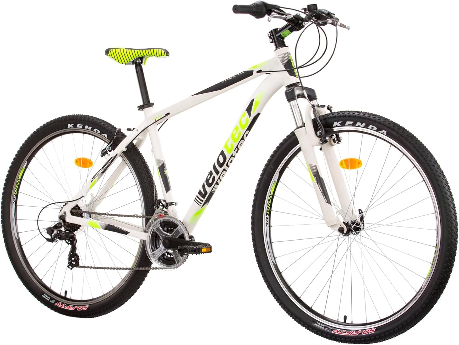 Multibrand Velotec PRO Mountain Bike in alluminio da 26/27.5/29 pollici, V-Brake, unisex, adatta per 155–190 cm