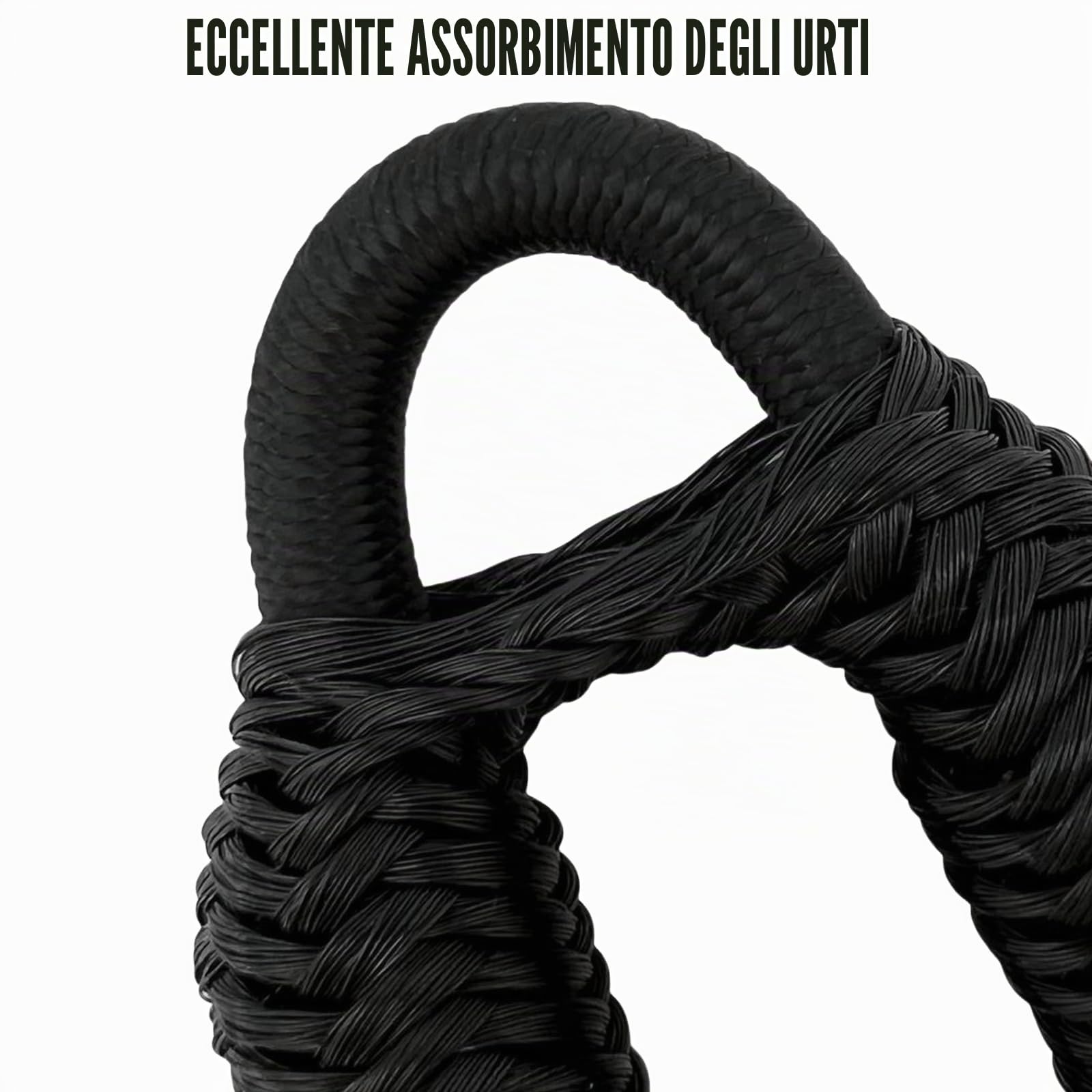 2 Pezzi Bungee Dock Line, Fune Di Traino Per Imbarcazioni Marine Elastiche, Bungee Dock Con Gancio Line, Cima Da Ormeggio, Ancoraggio Bungee Accessori Per Barche, Moto D'acqua, Kayak, Pontone (Nero)