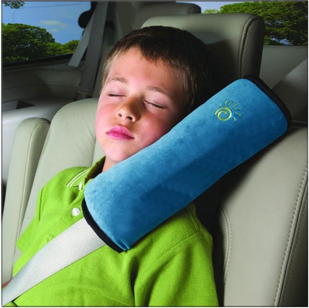 Car Seat Lap-belt Case Shoulder Pillow Guard Pad Safety for Kids/Adults Sleep Cushion