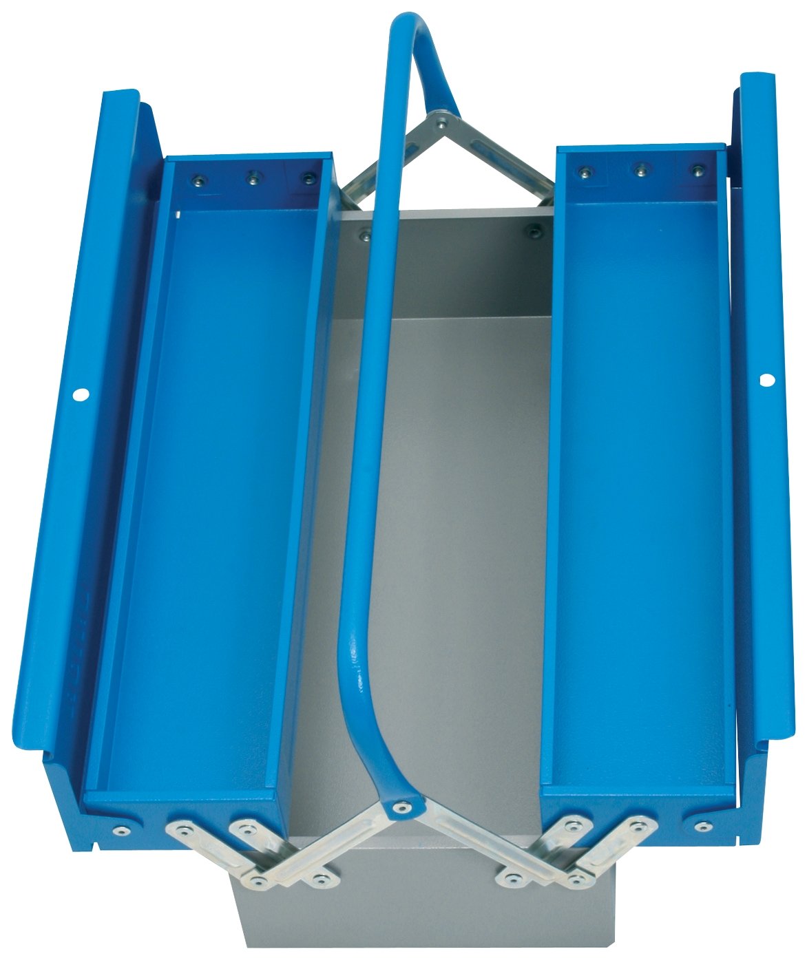 UNIOR 601911 - Caja metálica portaherramientas con 3 compartimientos 560x210x175 mm serie 912/3