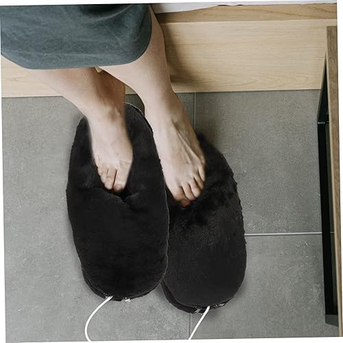 Miniatura 4 de 1 par de zapatos eléctricos USB para hombre, zapatillas de casa calentadas para hombres, zapatillas calentadas, almohadilla de calefacción