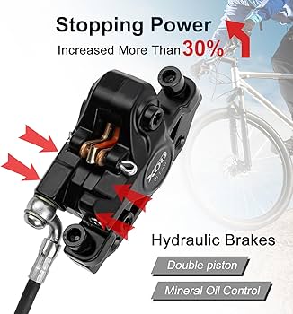 Amazon.co.jp: 電動バイク 油圧ディスクブレーキセット マウンテン
