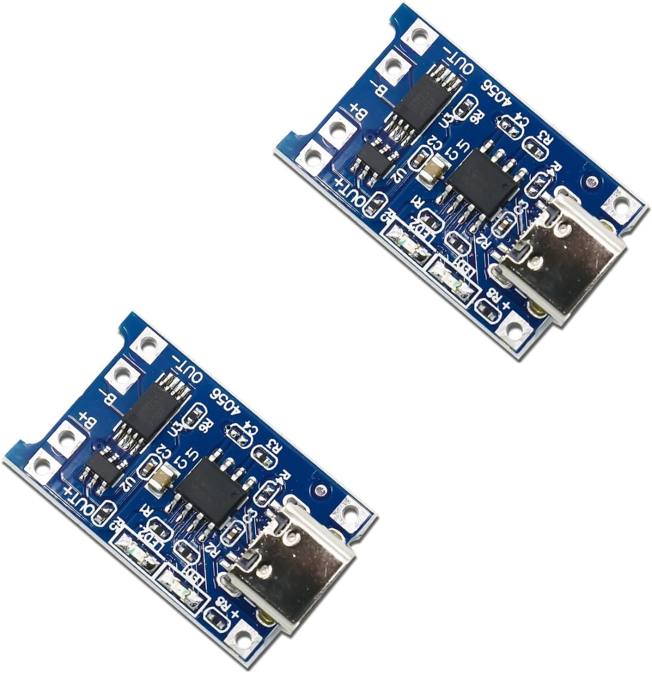 5PCS TP4056 C-Type 18650 Lithium-ion Battery Charging Module with Inbuilt BMS and Indicator
