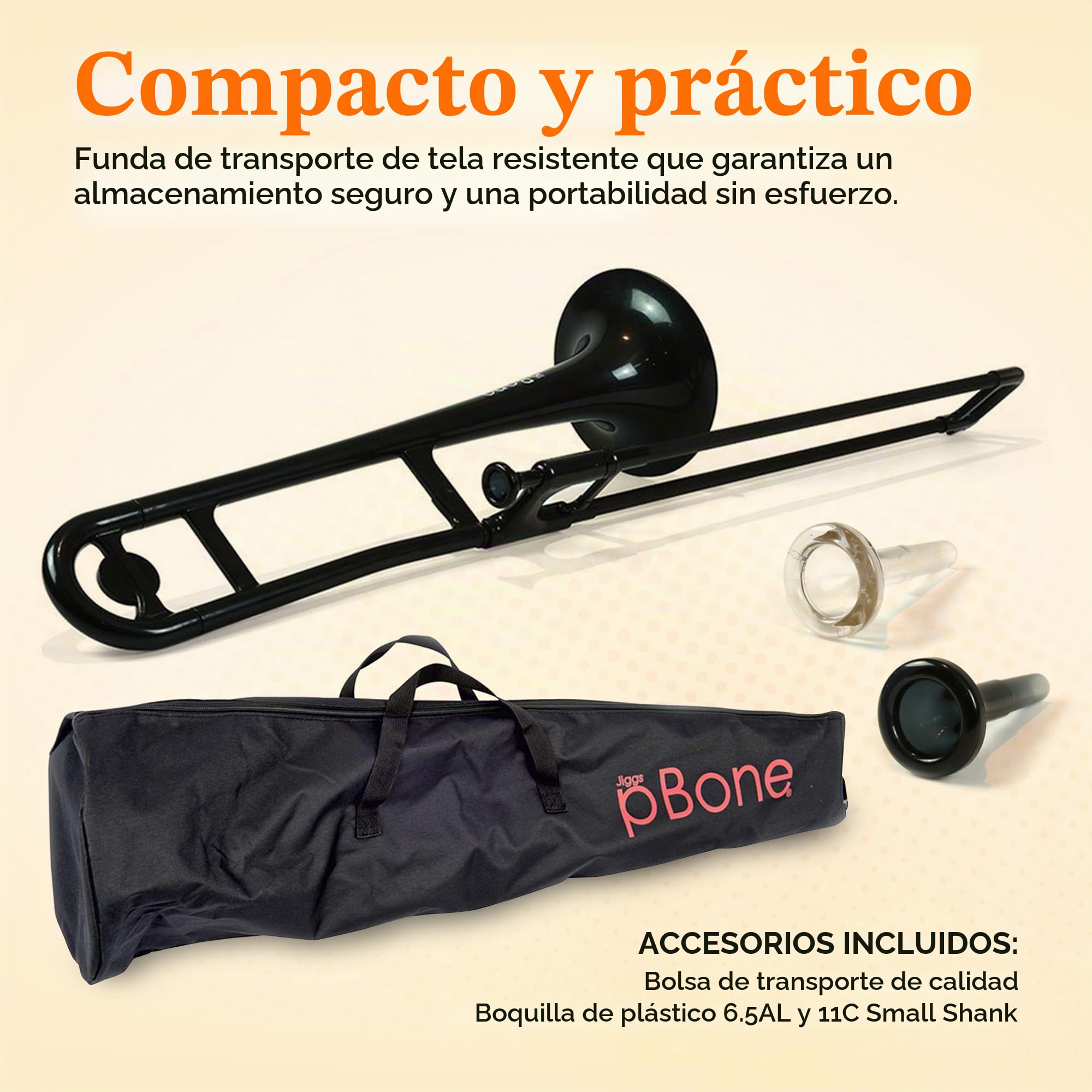 pbone 700645 - Trombón con boquilla y funda