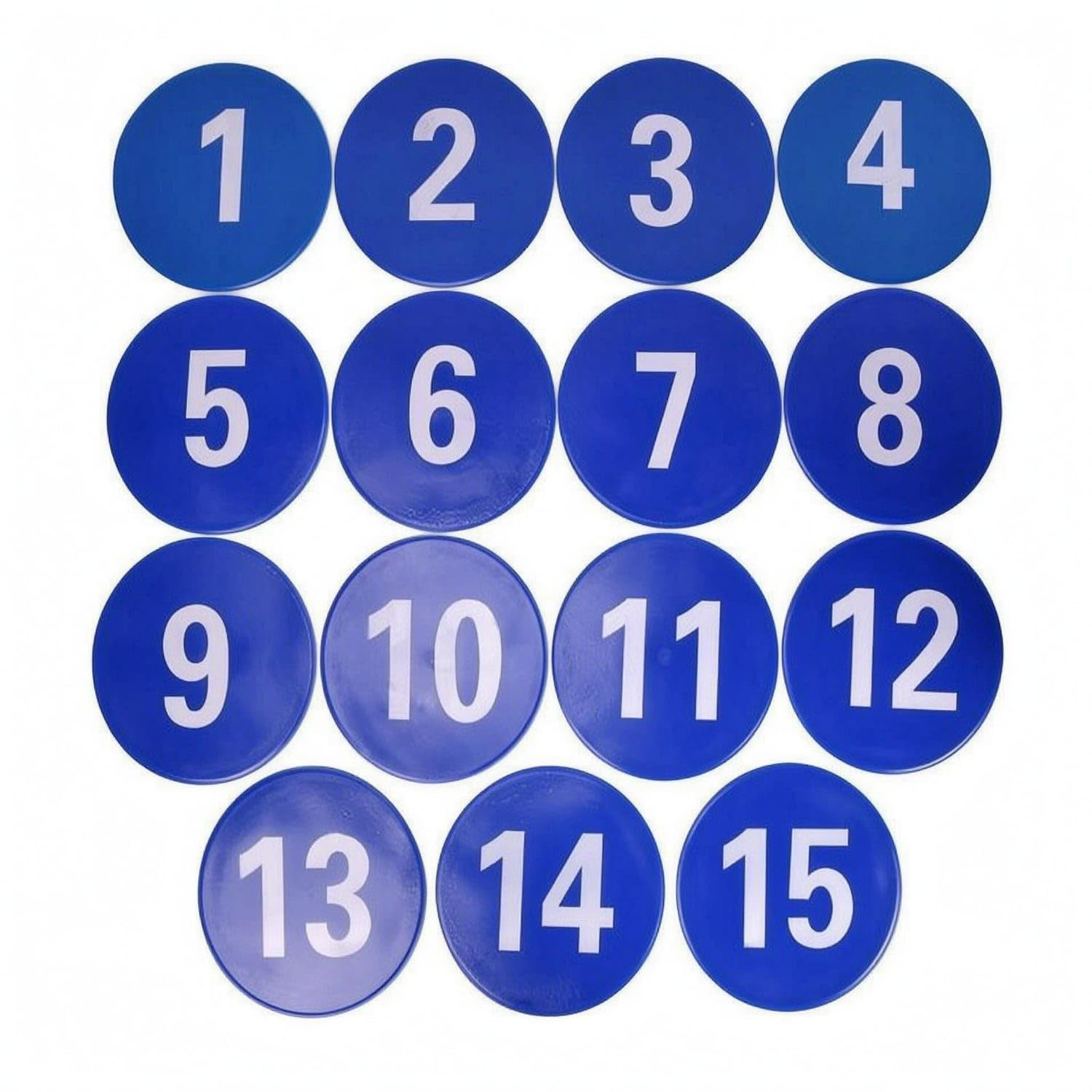 Large White Numerals 15-Pieces 23cm 1-15 ABS Blue | Set Visibility Size 15Pieces ABS Large Blue 23cm 1-15-image-18