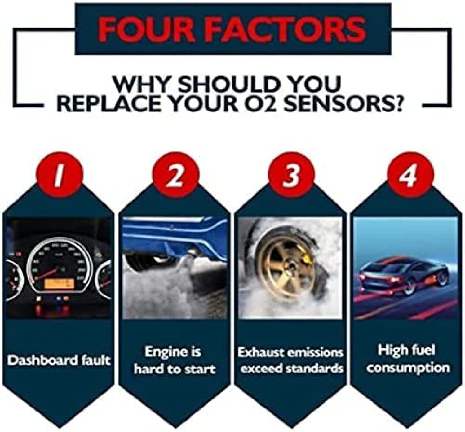 BIVVI 車の O2 酸素センサーラムダプローブ OEM OZA495PG2 9642381380 シトロエン クサラ (N1)