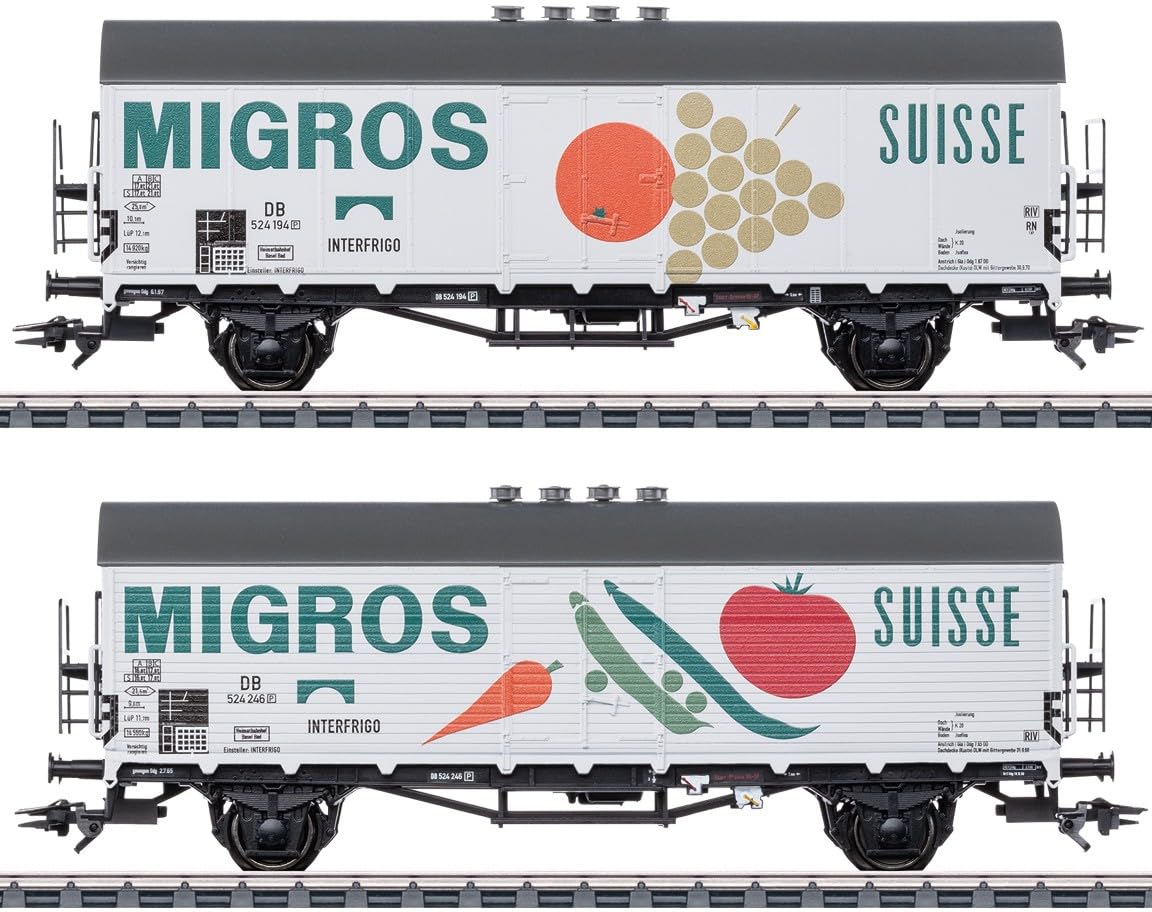 46173 H0 Kühlwagen-Set Migros, DB, Ep. III