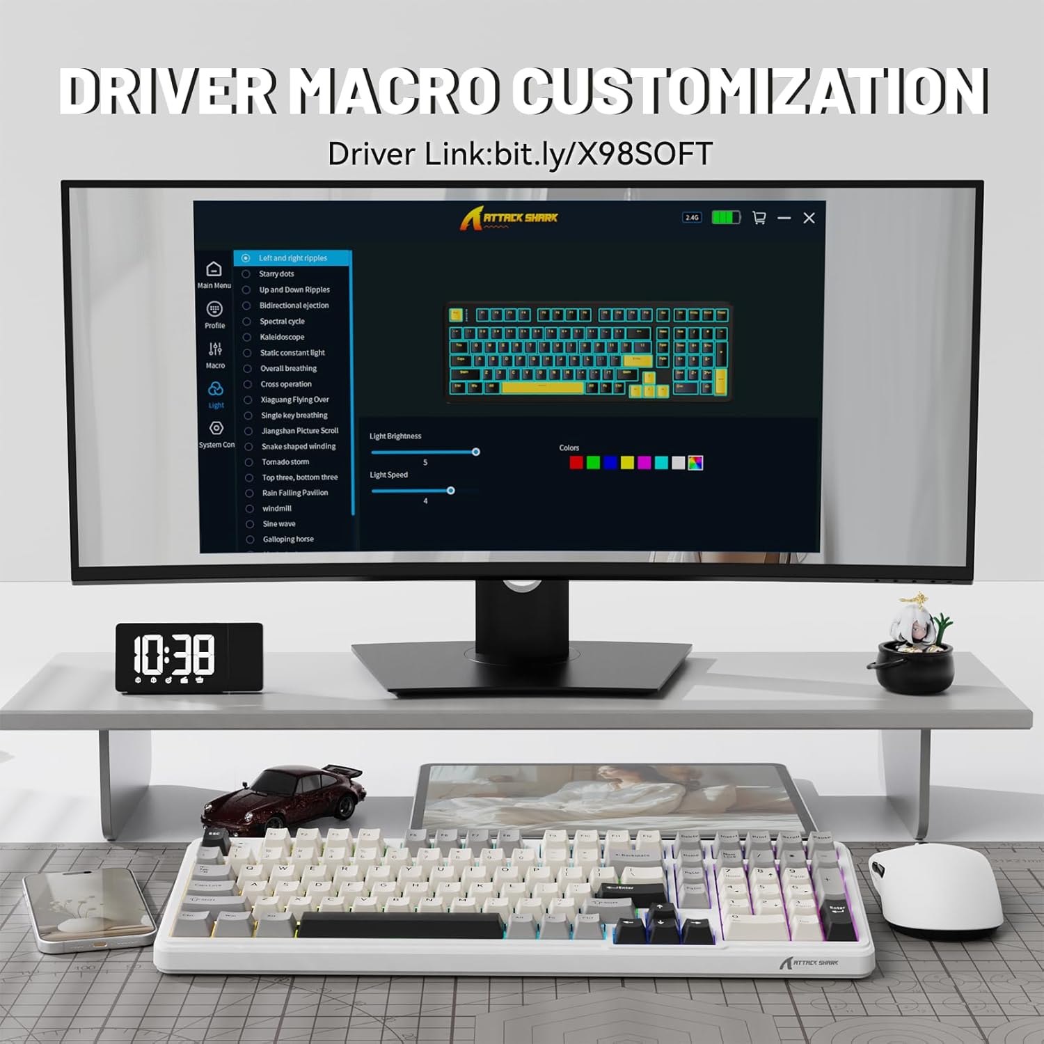 ATTACK SHARK X98 Driver Macro Customization