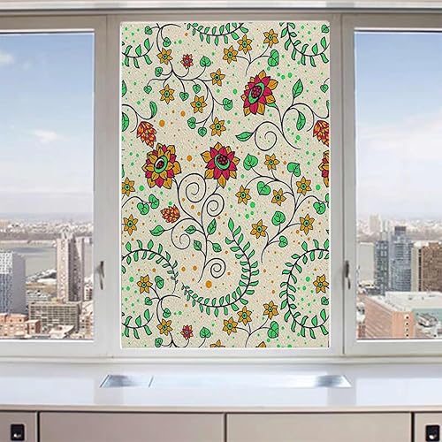 Película de ventana con bloqueo UV para uso doméstico, calcomanías de privacidad para sala de estar, decoración de sombreado, diseño geométrico de