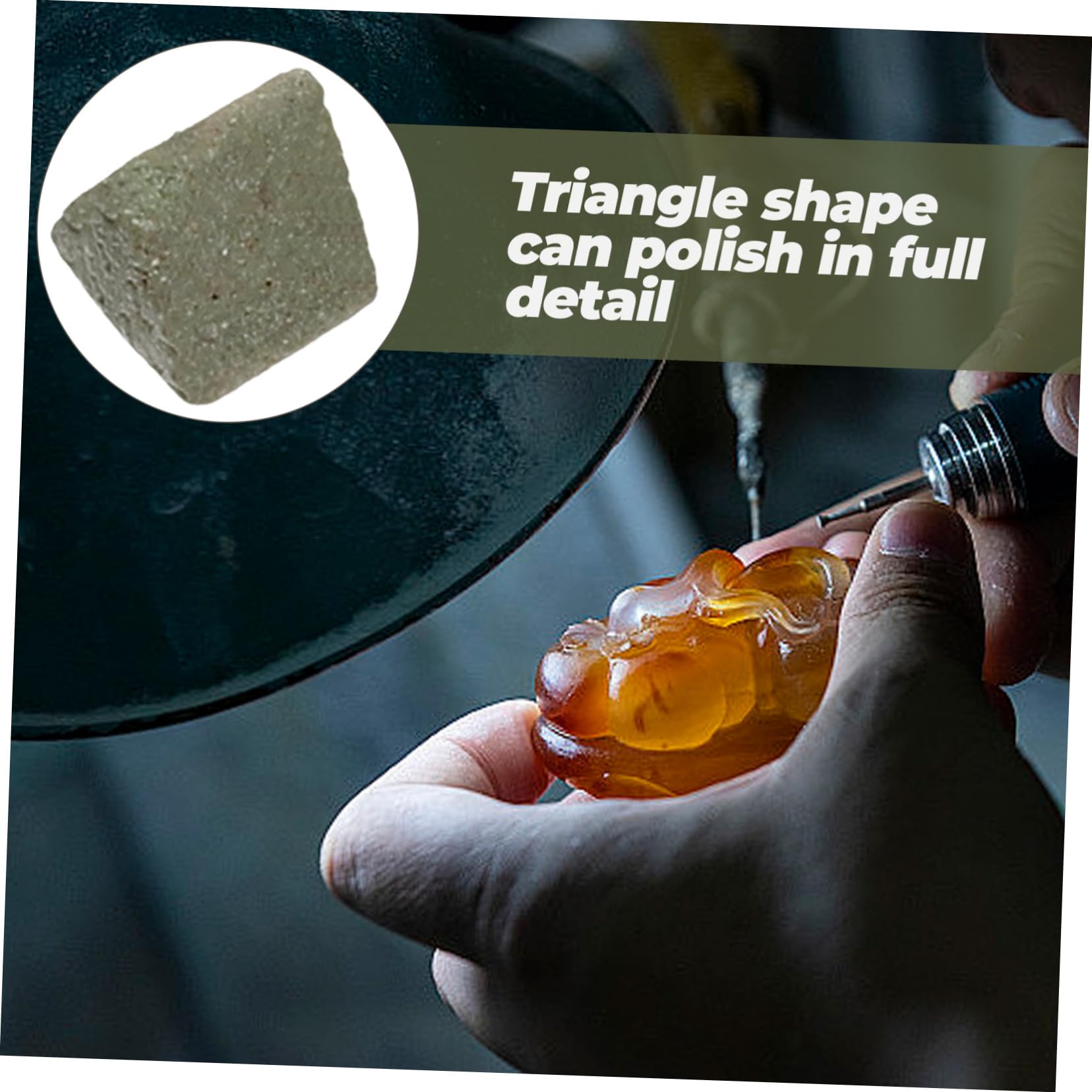 4stücke Triangular Poliermaterial Hochwertige Keramische Schleifmittel Für Vibrationstumbler Packung Für Schmuck Und Glasbearbeitung