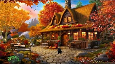 Jigsaw Puzzle Autumn Farm Village with Crops - Challenging Home Decor, Birthday Party Gift for Adults Kids Seniors, 500 Pieces​