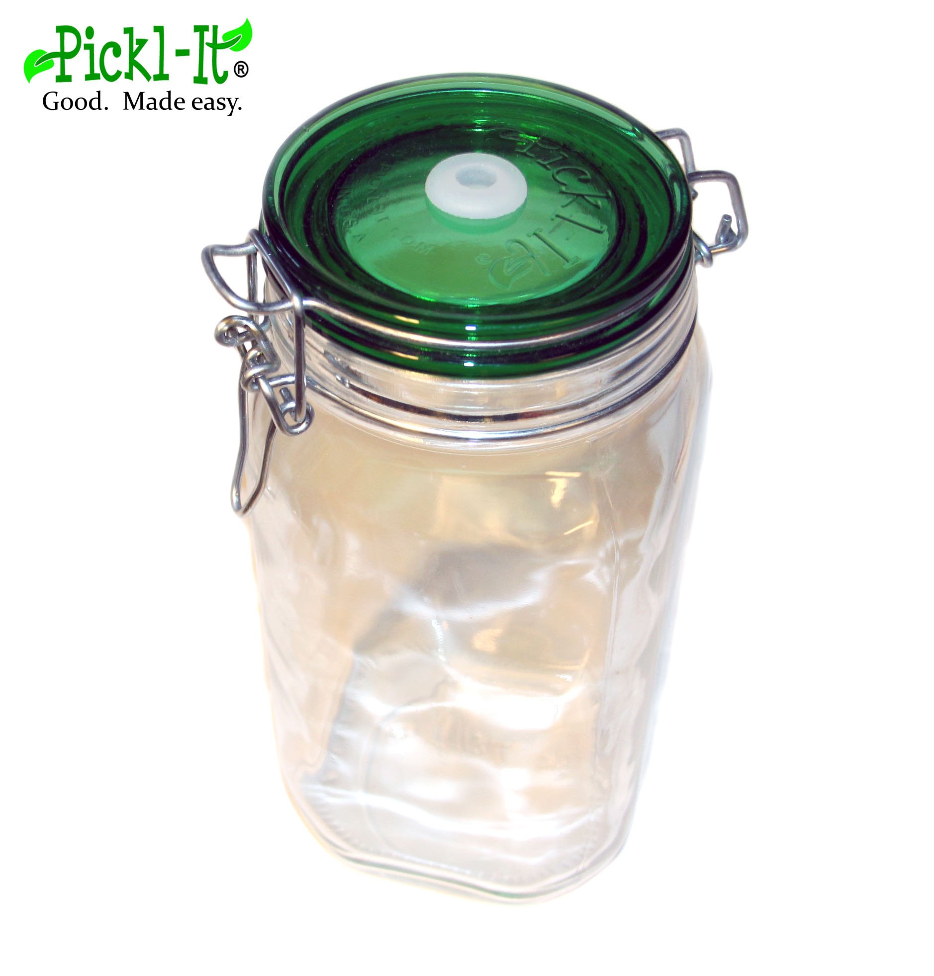 PicklIt The Complete Deluxe Set Fermentation Lid Kit Convert 'Fido