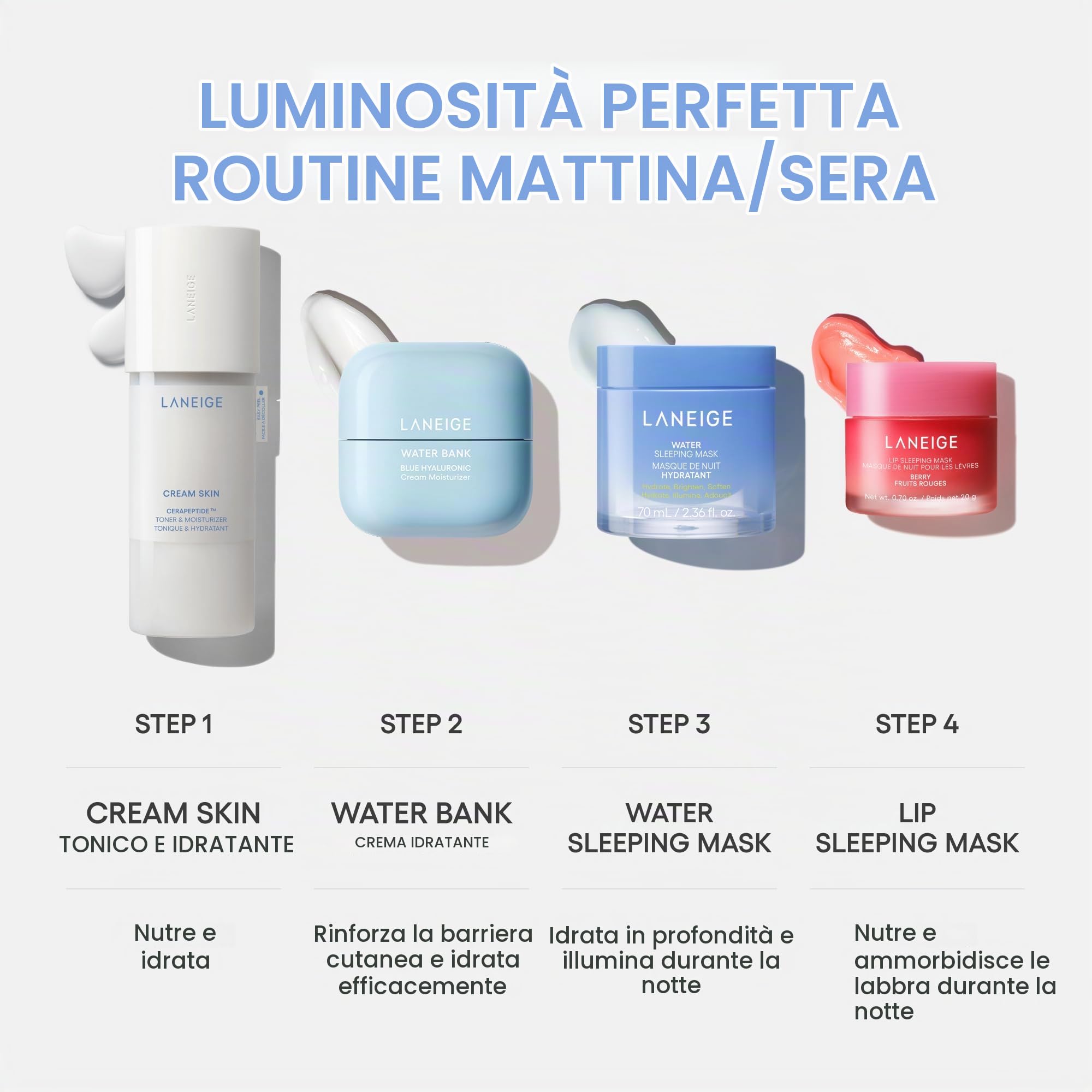 LANEIGE Water Bank Blue Hyaluronic Cream Moisturizer (Crema Idratante)