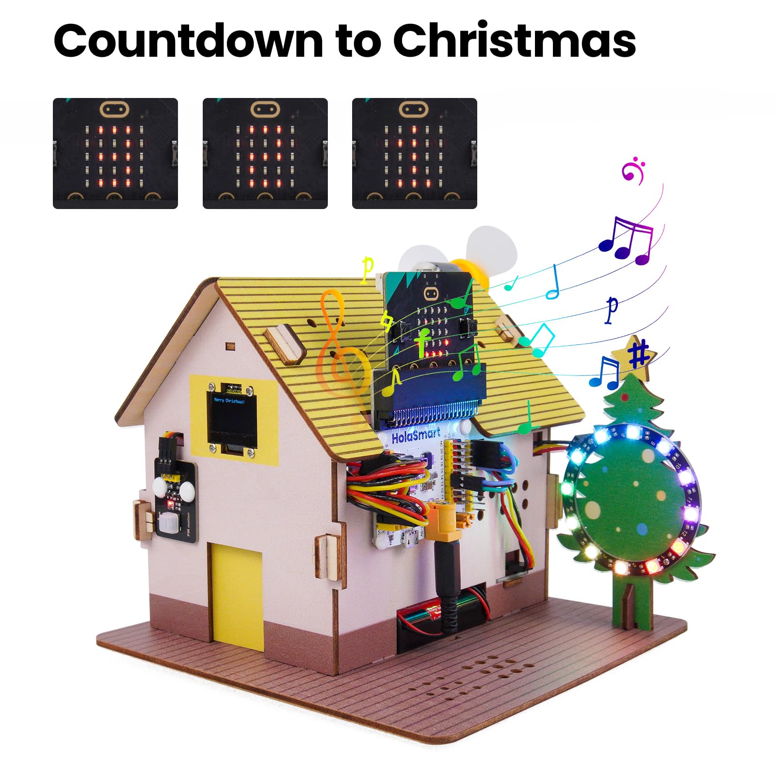 Microbit Smart Home Kit With Online Tutorials - STEM Education For Kids & Beginners