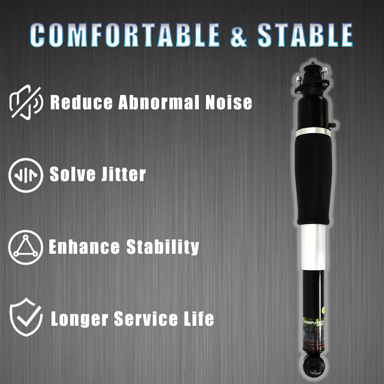 15211375 2Pcs Rear Air Shock Absorbers Strut Assembly .Compatible with 2006-2011 Cadillac DTS Buick Lucerne.Replacement OE for 19302768