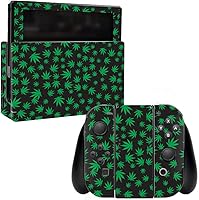 Vista 1 de MightySkins Skin compatible con Nintendo Switch – Marihuana Funda protectora de vinilo duradera y única Fácil de aplicar, quitar y cambiar