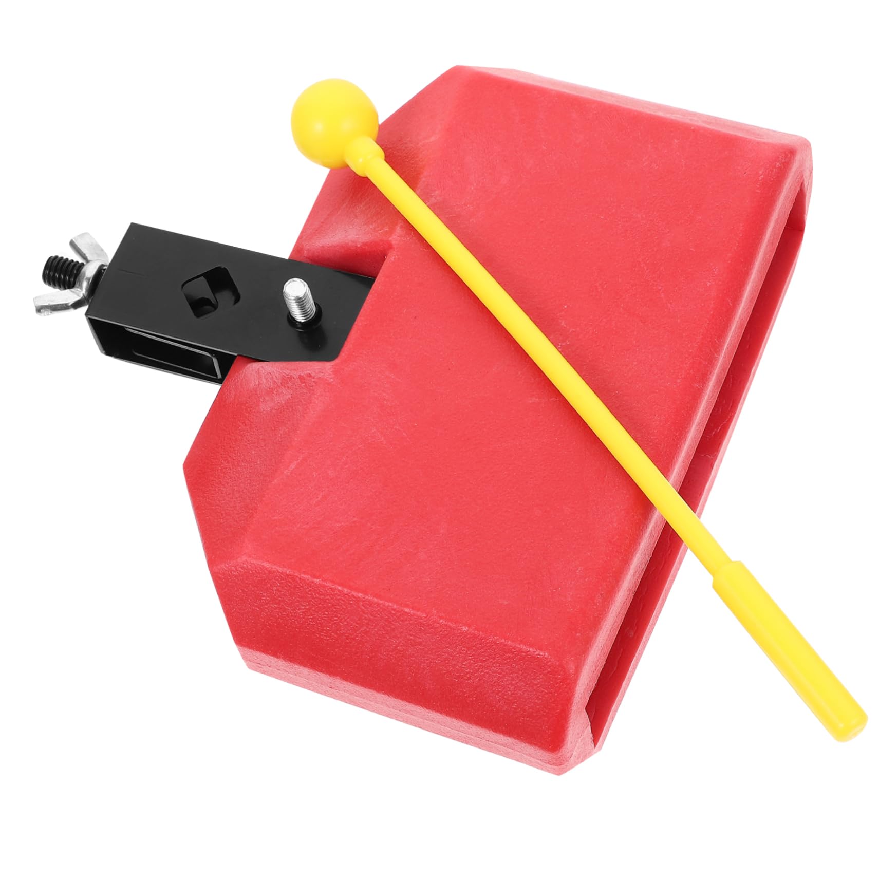 GOOHOCHY Square Accessories Red Set Latin Drum Drum Clamp Cowbell Musical Percussion Instrument
