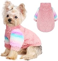 Vista 7 de Suéter de perro para perros pequeños, ropa de invierno para niños y niñas, machos y hembras, sudaderas con capucha de forro polar cálido