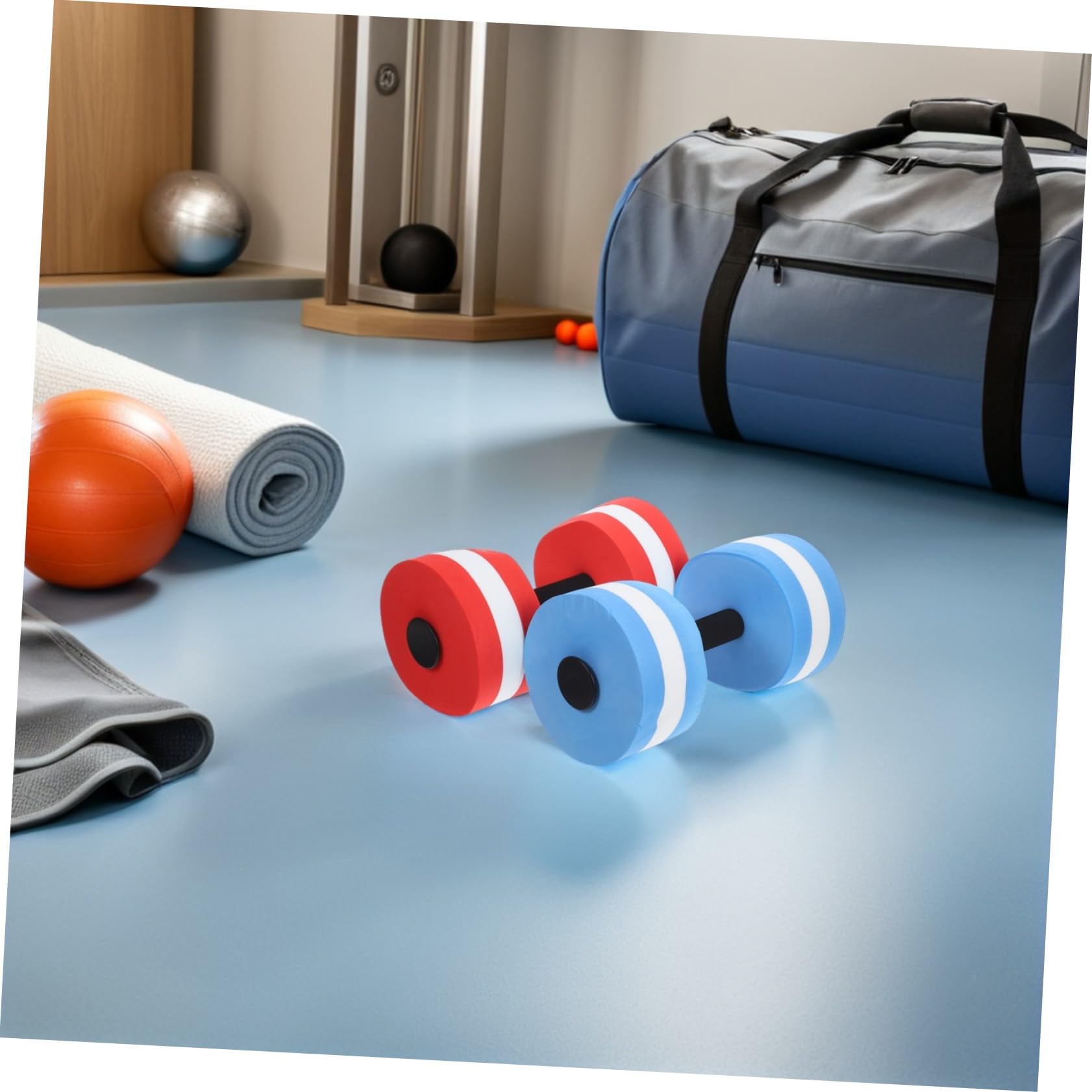 ifundom 2pezzi Manubrio Galleggiante per Acquagym Bilancieri in Eva per Esercizi Acquatici in Piscina Attrezzatura per Fitness Acquatico
