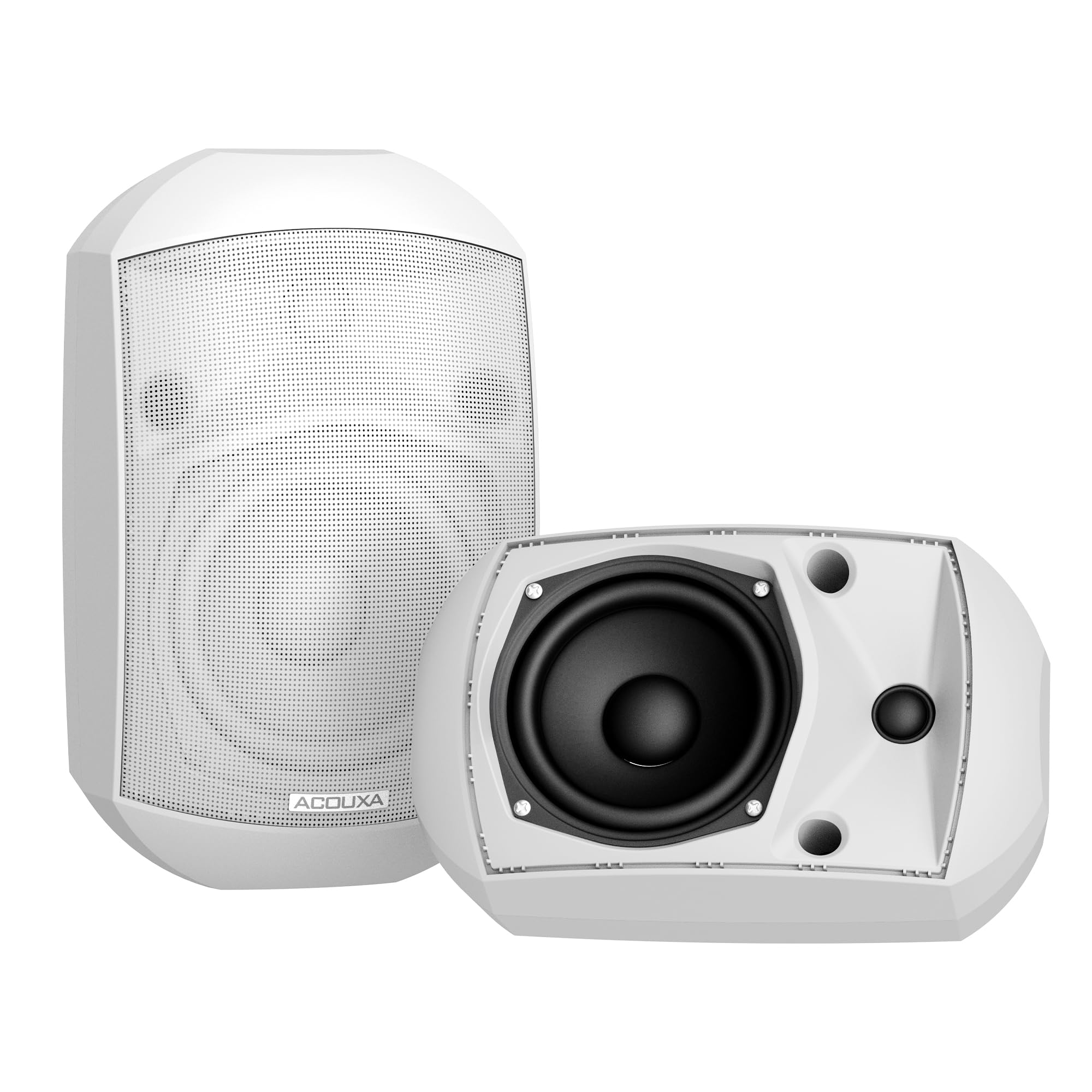 Bluetooth 6XR ホワイト Amazon.com: ACOUXA 5.25 Inch Wall Mount Bluetooth 6.0 Outdoor