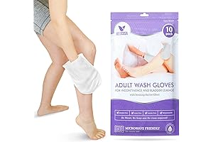 Medcosa Adult Washcloths - Disposable Glove Wipes for Cleaning