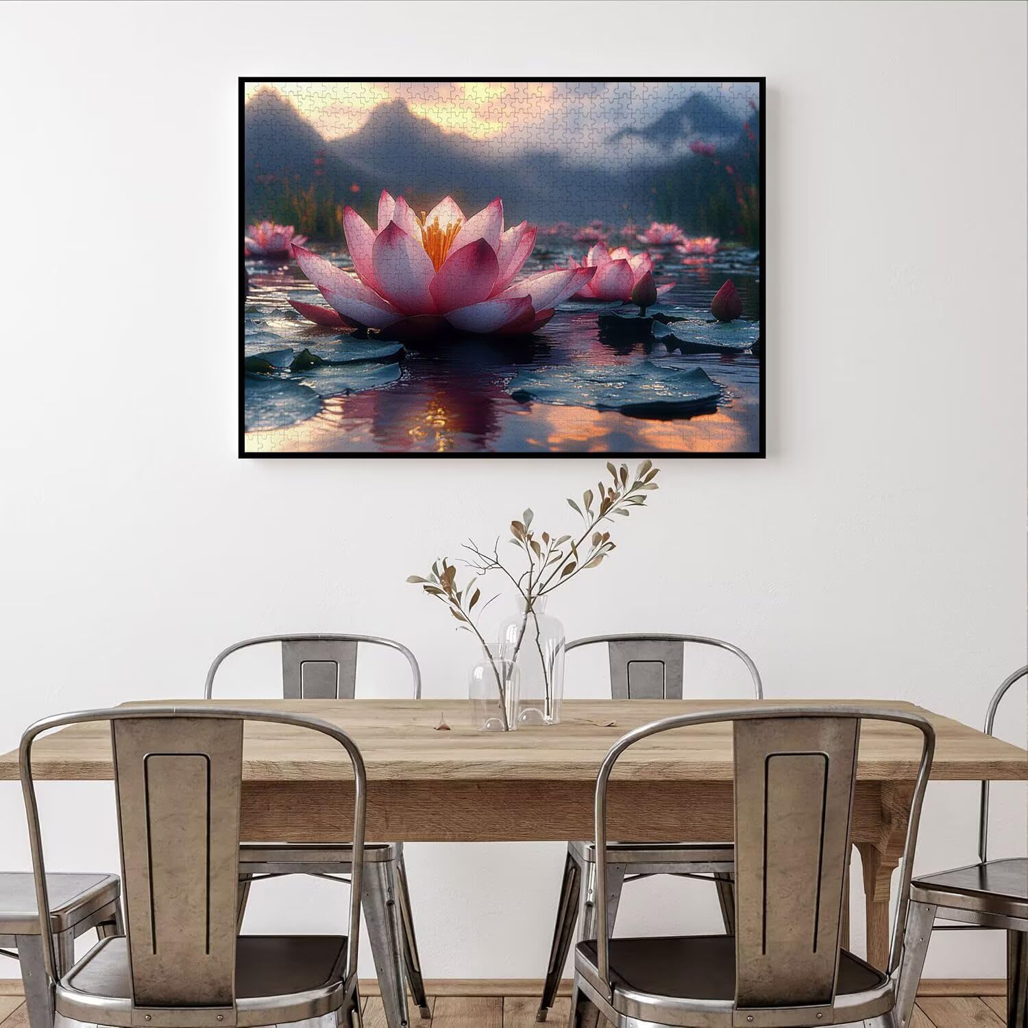 Puzzle 4000 Teile Lotusblumen Herausforderndes Klassische Puzzles, n-416